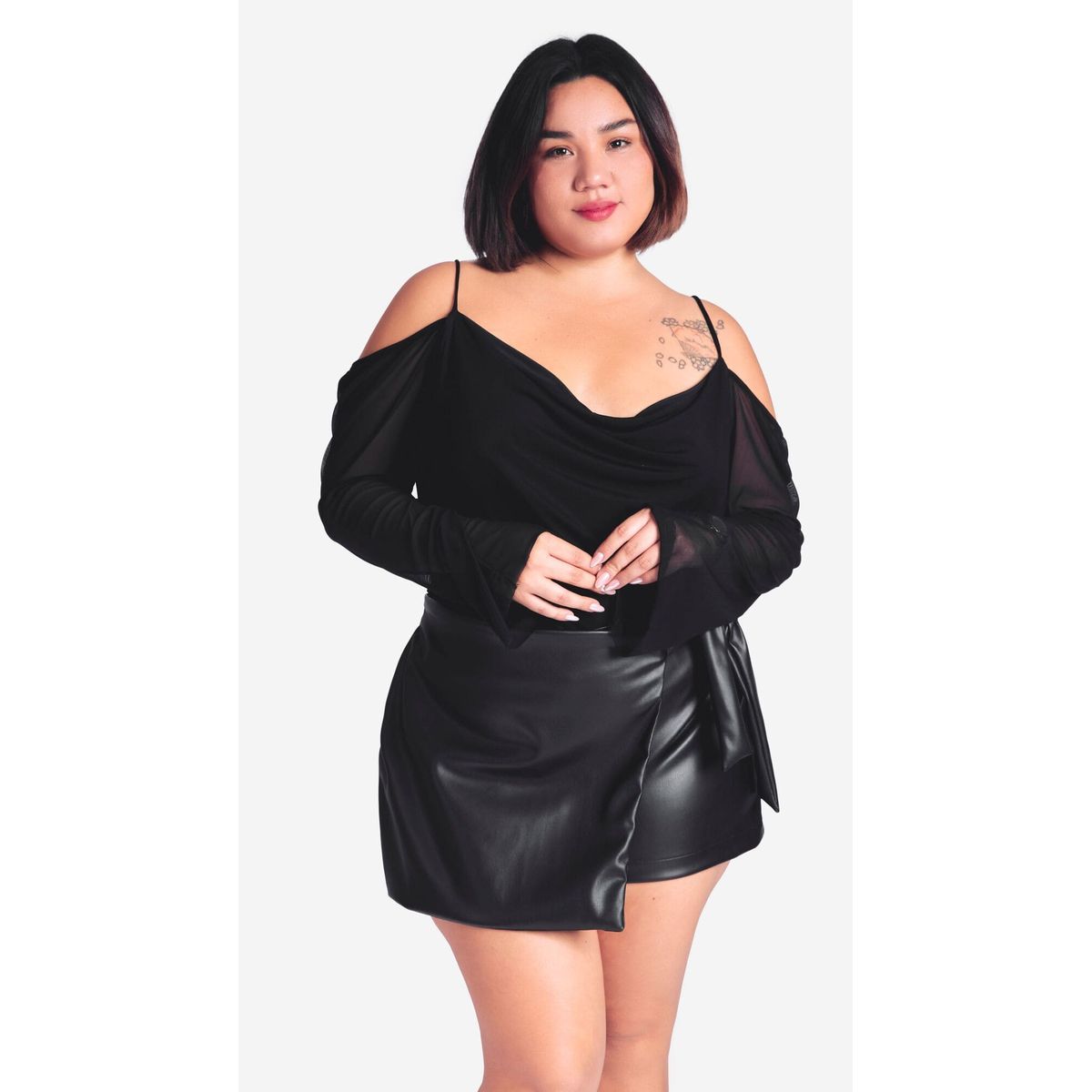 MISS LADY - Top Mujer Dayana Negro