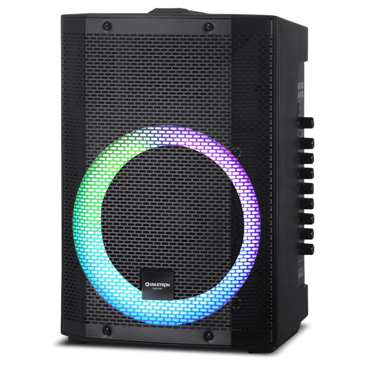MAXTRON - Parlante Portátil Aspire MX 300 Bocina de 8 pulgadas USB BT Luces LED RGB