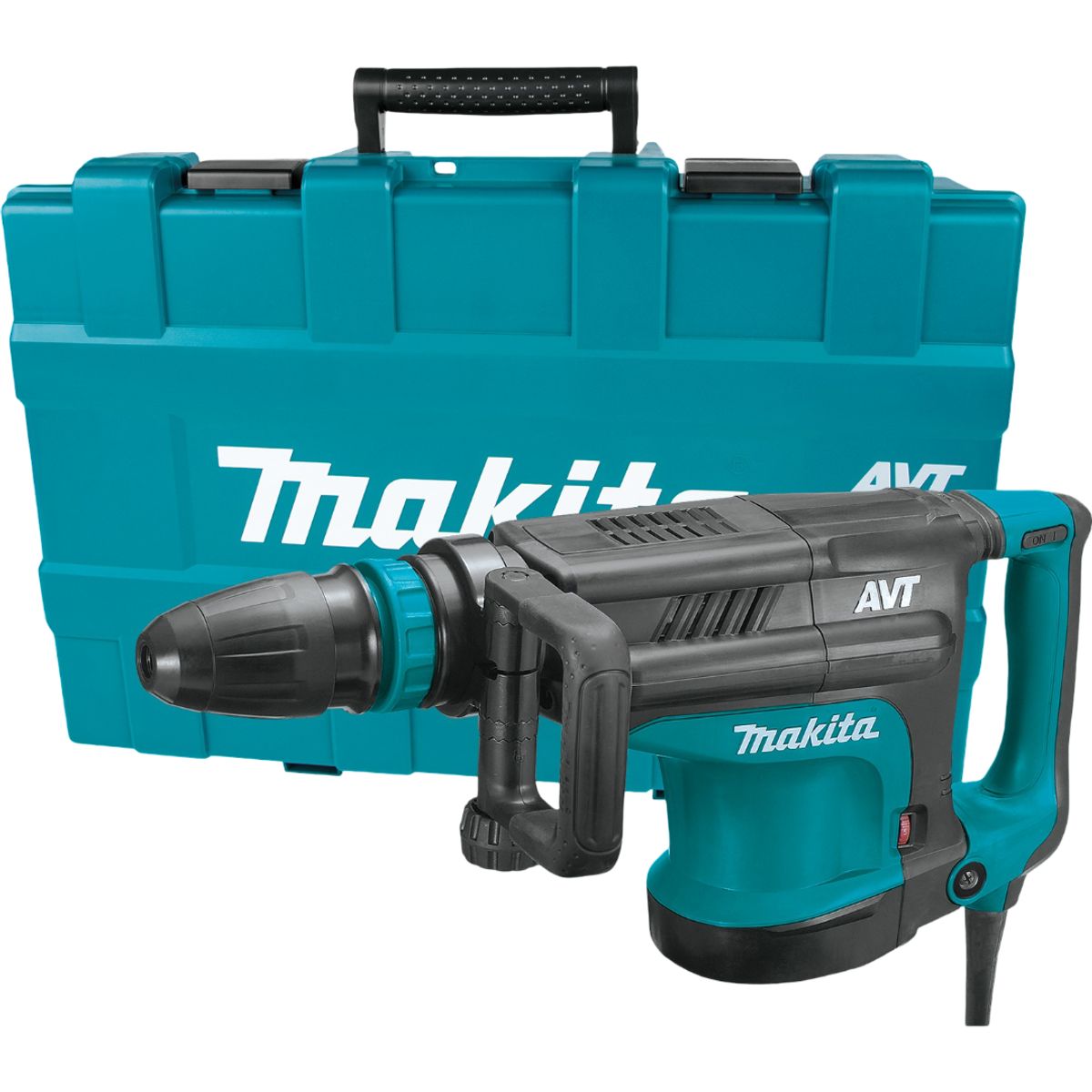 MAKITA - Martillo Demoledor SDS-Max 1510W C/AVT Makita HM1213C + 10 puntas 40cm