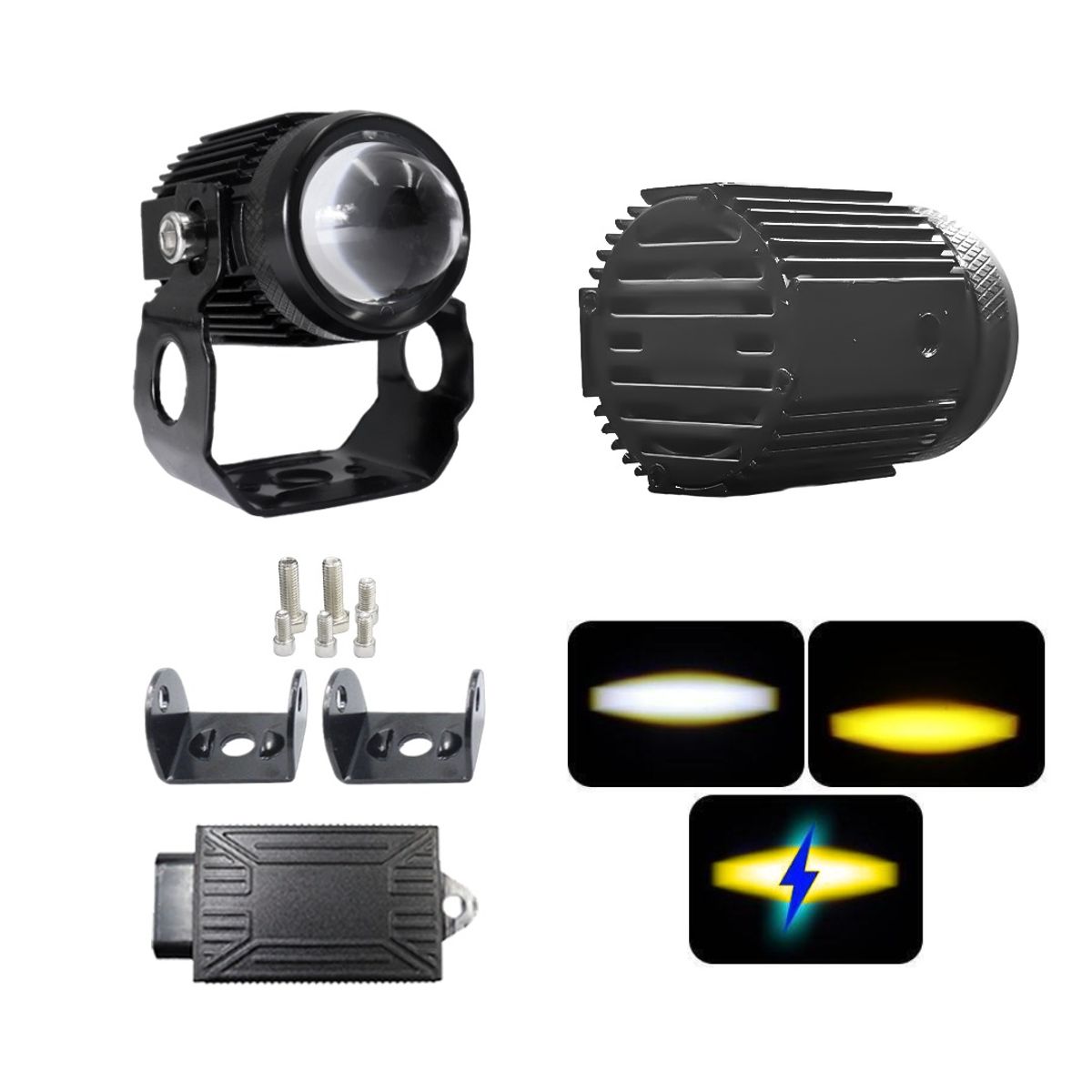 GENERICO - Explorador LED D2Y Dual Color 3000LM Motorfans