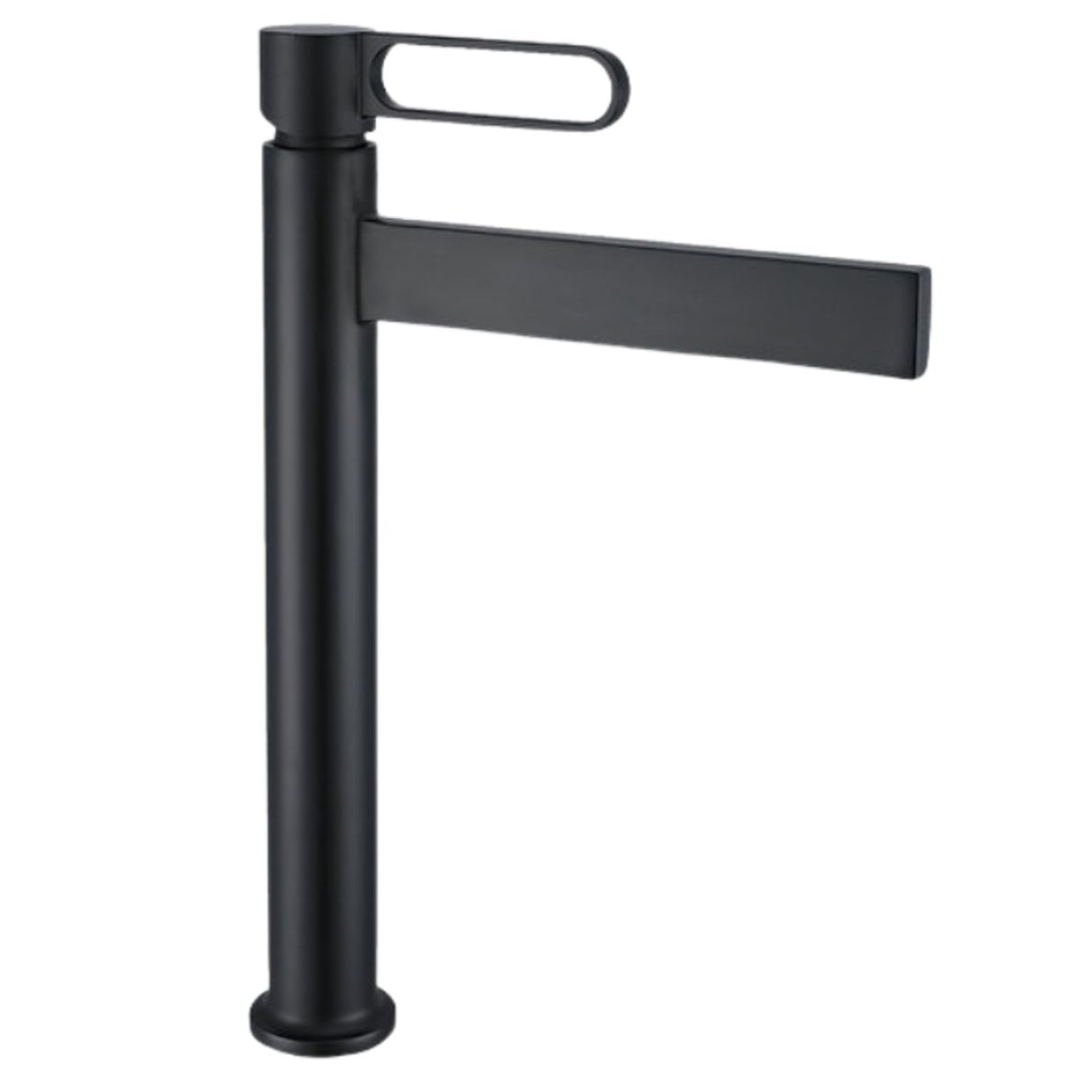 GENERICO - LLAVE PARA LAVATORIO ALTO MUEBLE NEGRO L3019A01