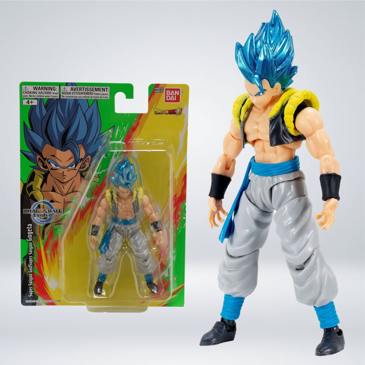 BANDAI NAMCO - FIGURA DE ACCION DBZ EVOLVE - GOD SUPER SAIYAN GOGETA