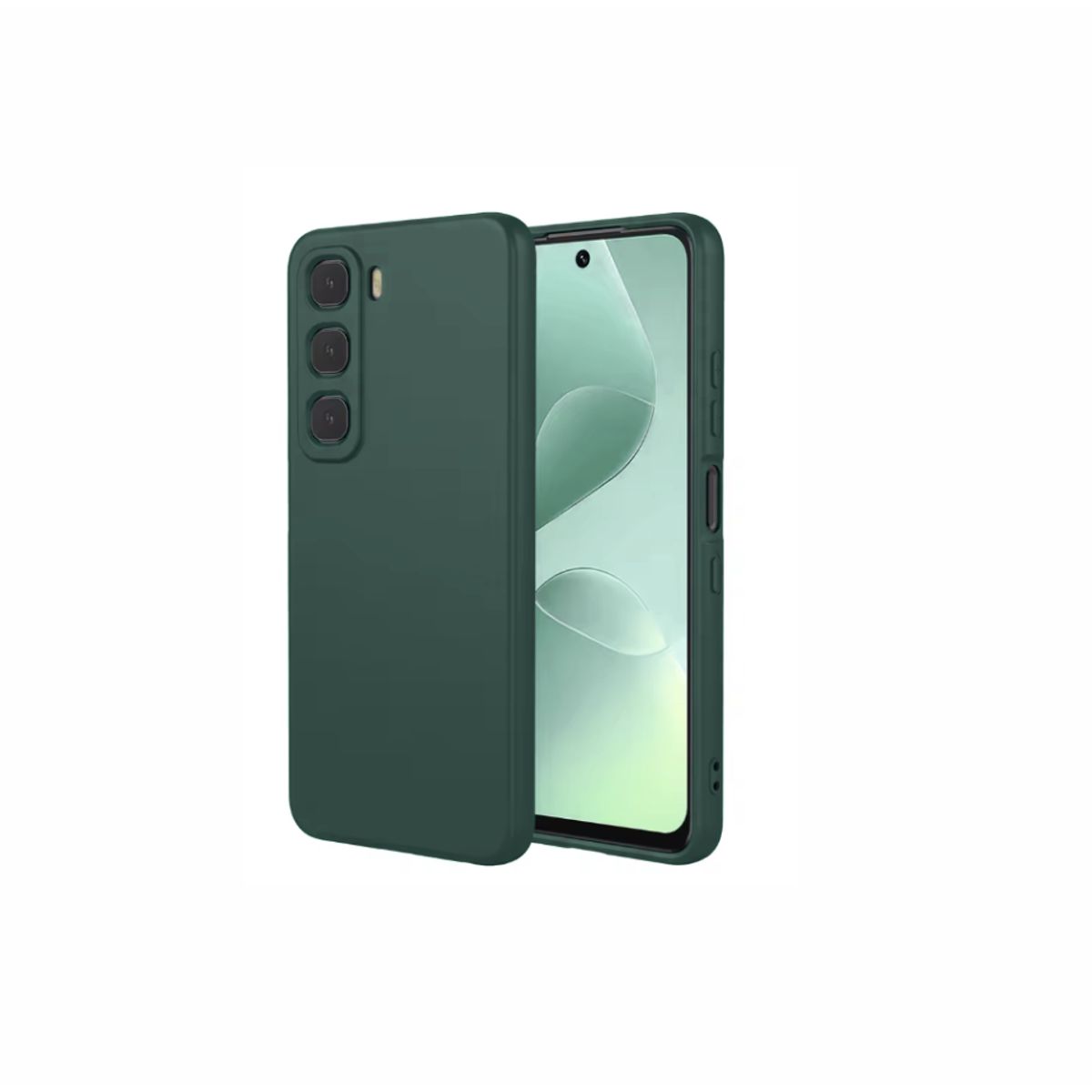 SPACE - CASE SILICONA  Infinix Hot 60 Pro Plus  verde
