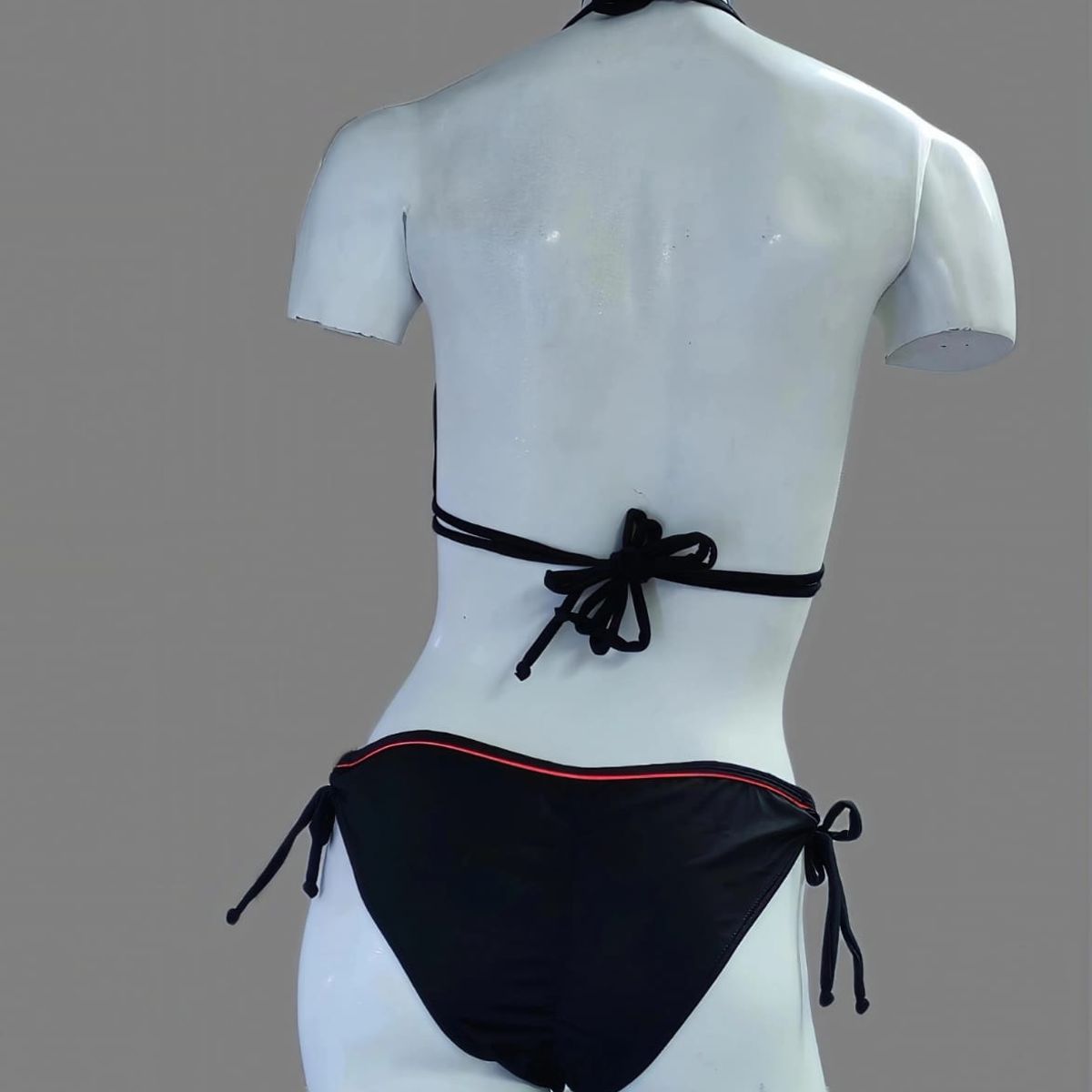 GENERICO - Trikiny Ropa de Baño BORDADO AMANO Negro  Talla ML 34b 36b DEALCOBA