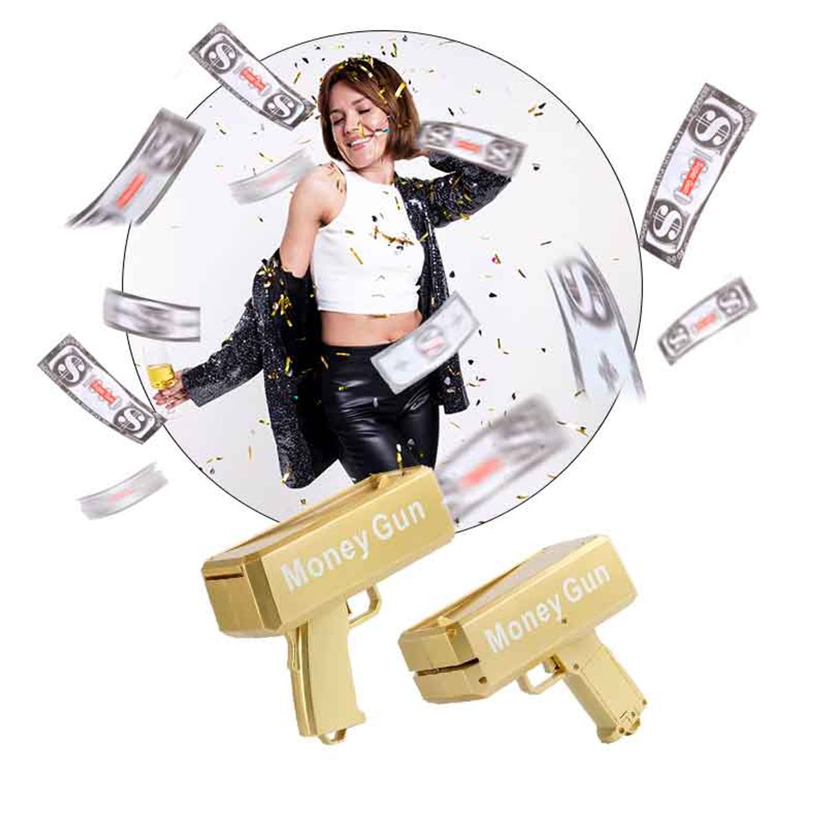 GENERICO - Dispensadora de Billetes Eléctrica para Fiestas y Eventos