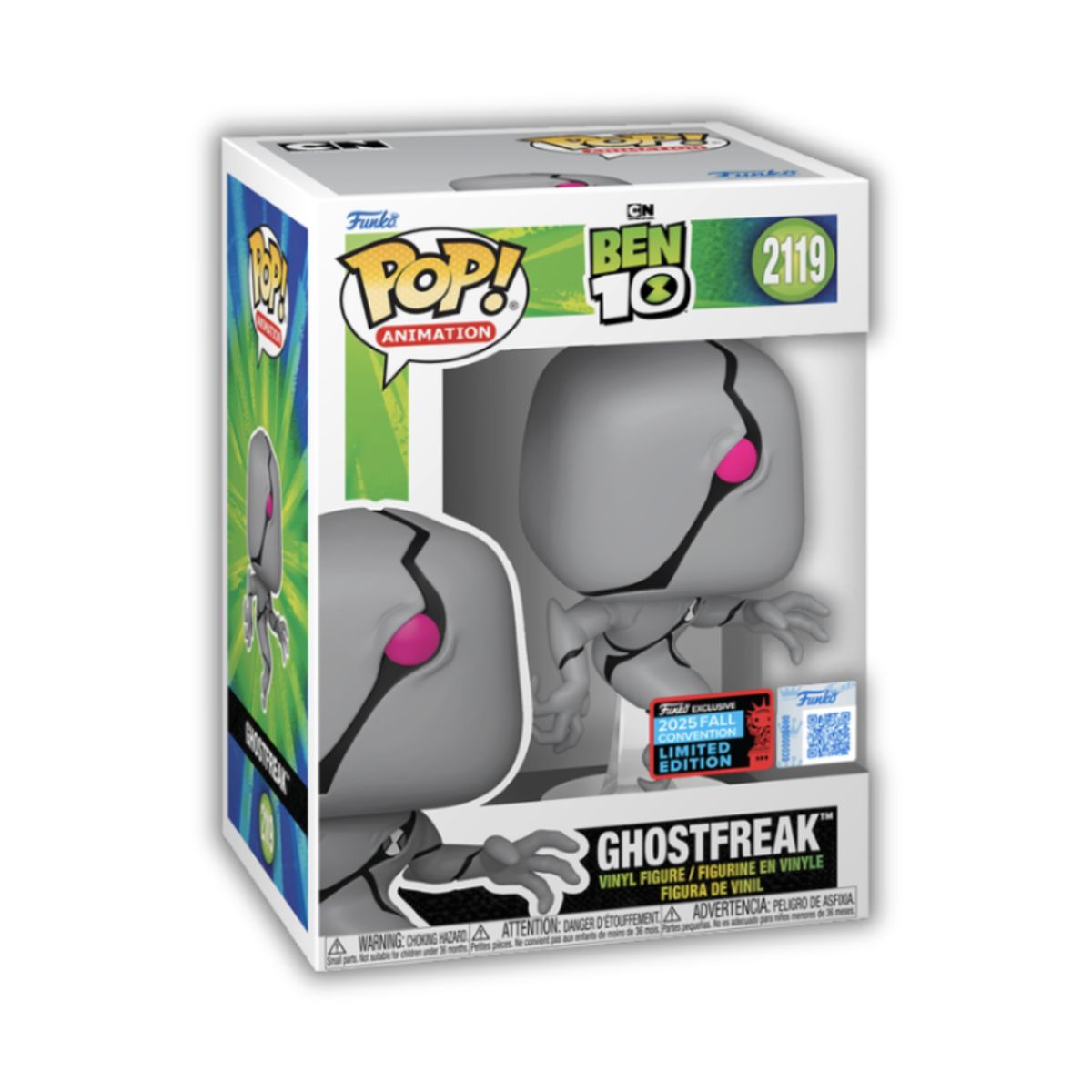 FUNKO - Ghostfreak Funko Pop 2119 BEN 10 Exclusivo Convencion