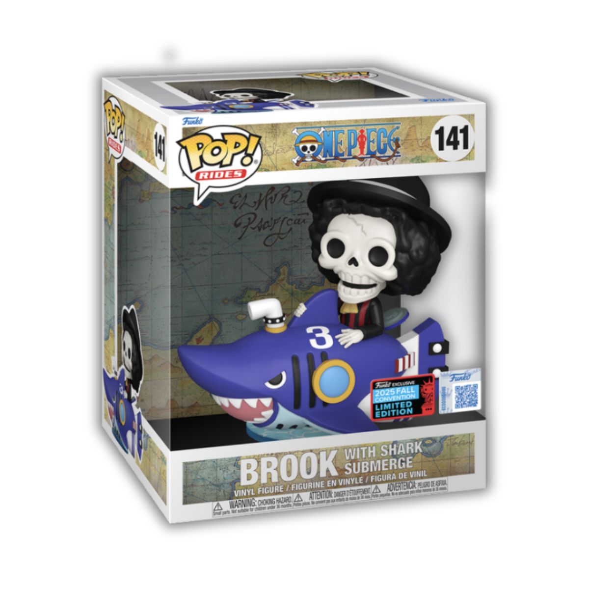 FUNKO - Brook with Shark Submerge Funko Pop 141 Exclusivo