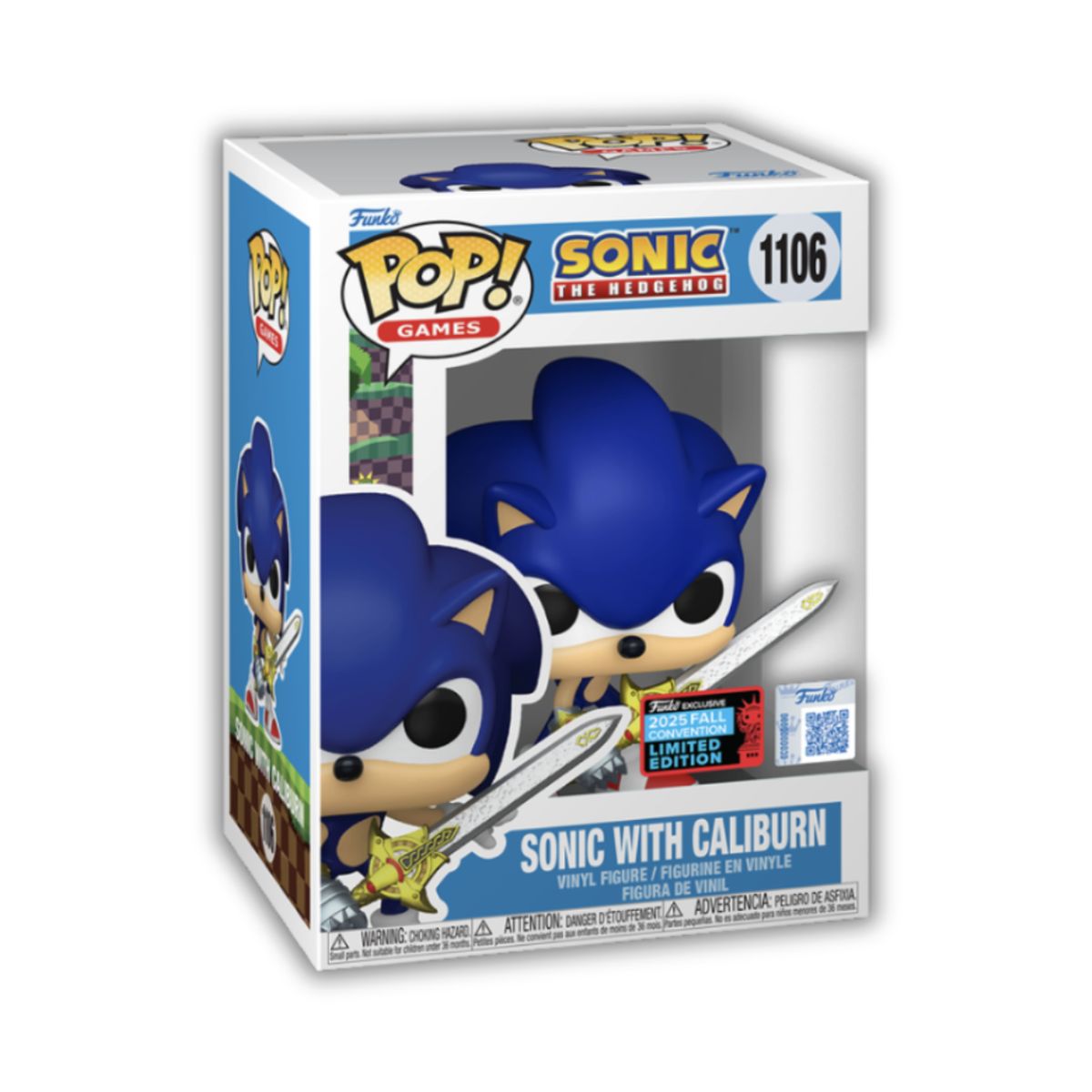 FUNKO - Sonic with Caliburn Funko Pop 1106 Exclusivo Convencion