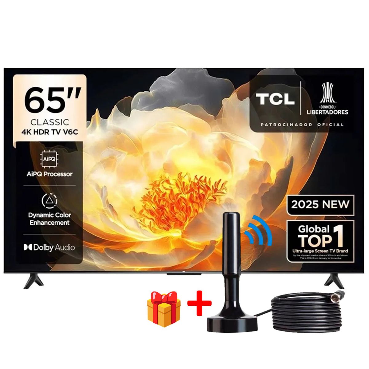TCL - Televisor TCL 65'' Smart Tv 4k Ultra Hd + Google Tv / HDR 2025