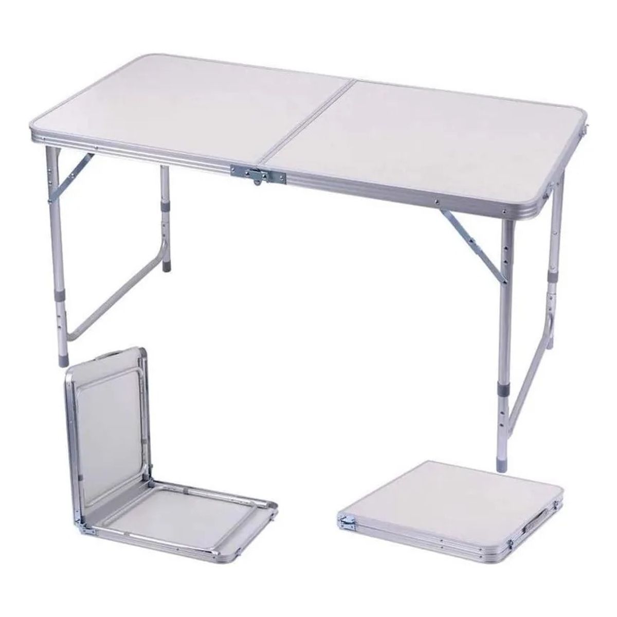 INSPIRA MARKET - Mesa Plegable Portatil Camping Mesa de Aluminio para Picnic Playa