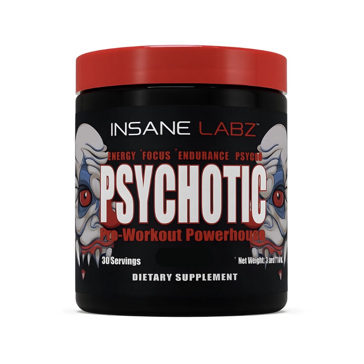 INSANE LABZ - Pre entreno Psychotic 30 serv - Fruit Punch
