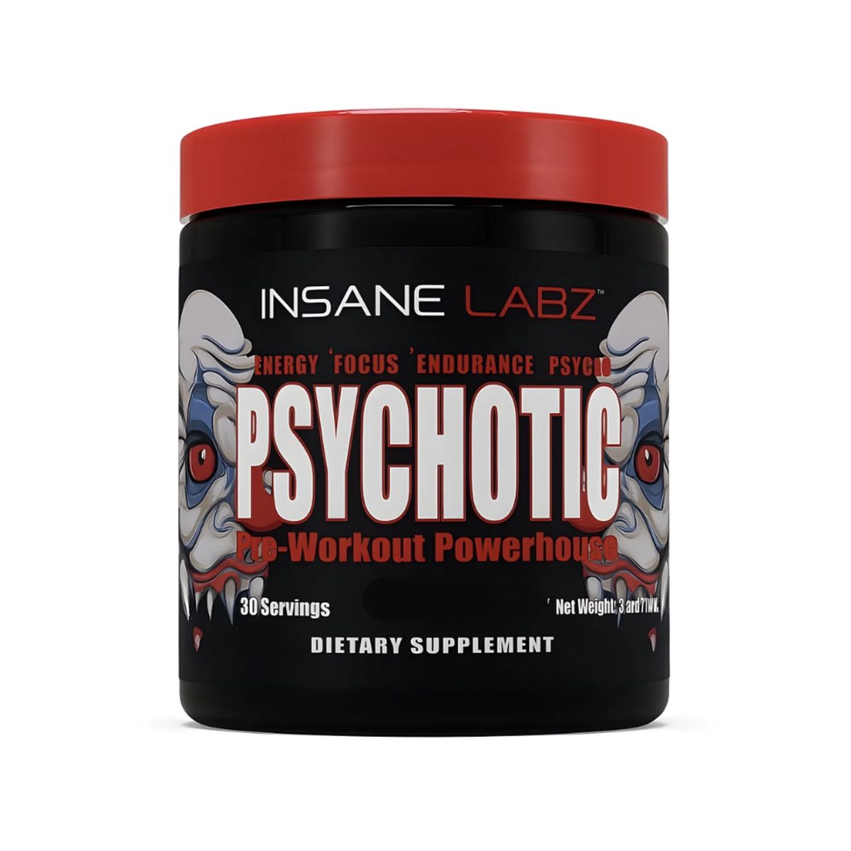 INSANE LABZ - Pre entreno Psychotic 30 serv - Fruit Punch