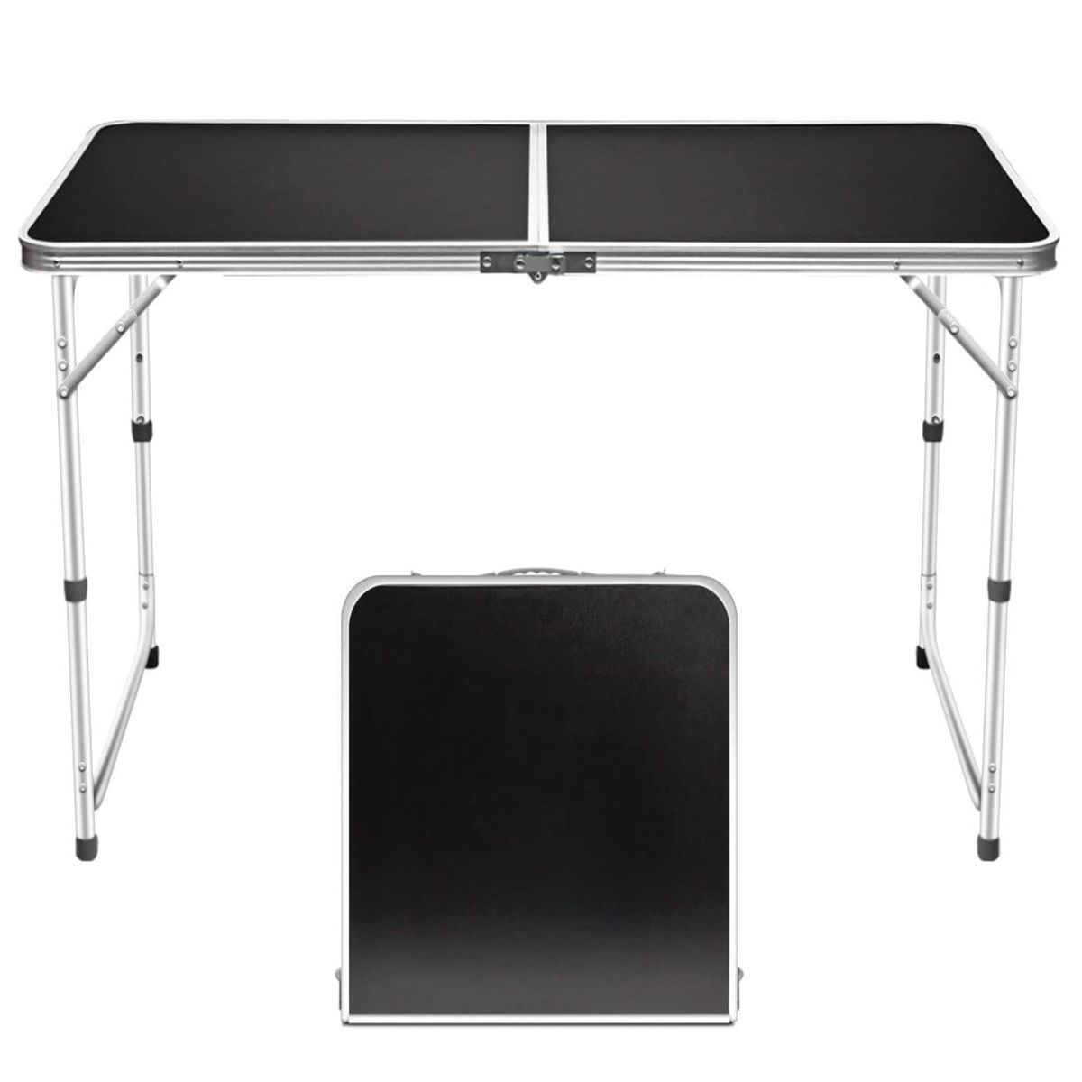 INSPIRA MARKET - Mesa Plegable Portatil Camping Mesa de Aluminio para Picnic Playa