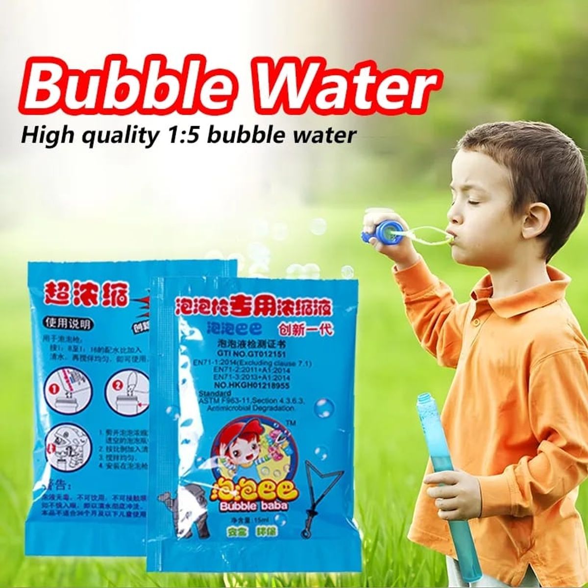 GENERICO - Lanza Burbujas Bazooka Luz Rosado Regalo Navidad Genieka