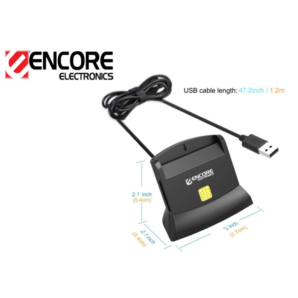 GENERICO - Lector DNI Electrónico Encore ENUCR-SM02-SD