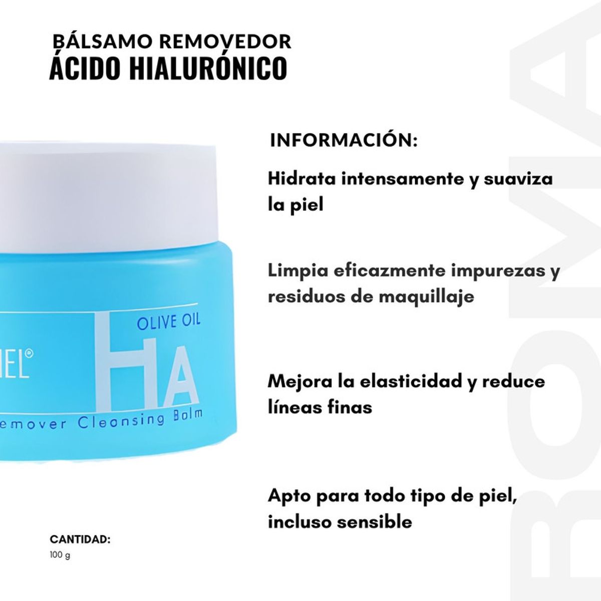 GENERICO - BÁLSAMO REMOVEDOR ÁCIDO HIALURÓNICO 100G DR RASHEL
