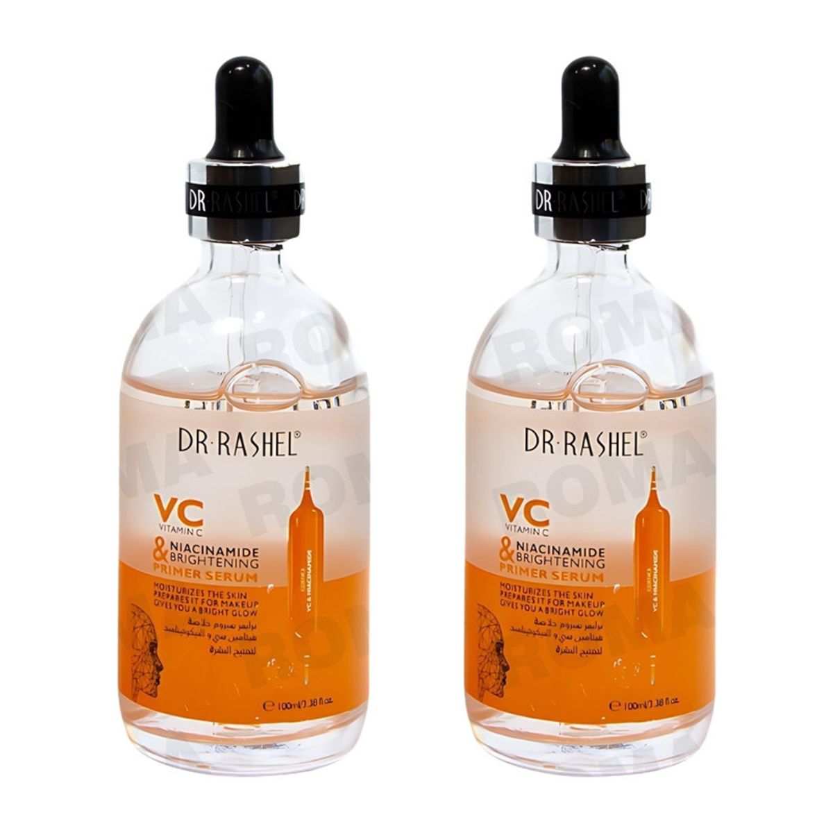 GENERICO - PACK 2 PRIMER SERUM FACIAL VITAMINA C 100 ML DR RASHEL