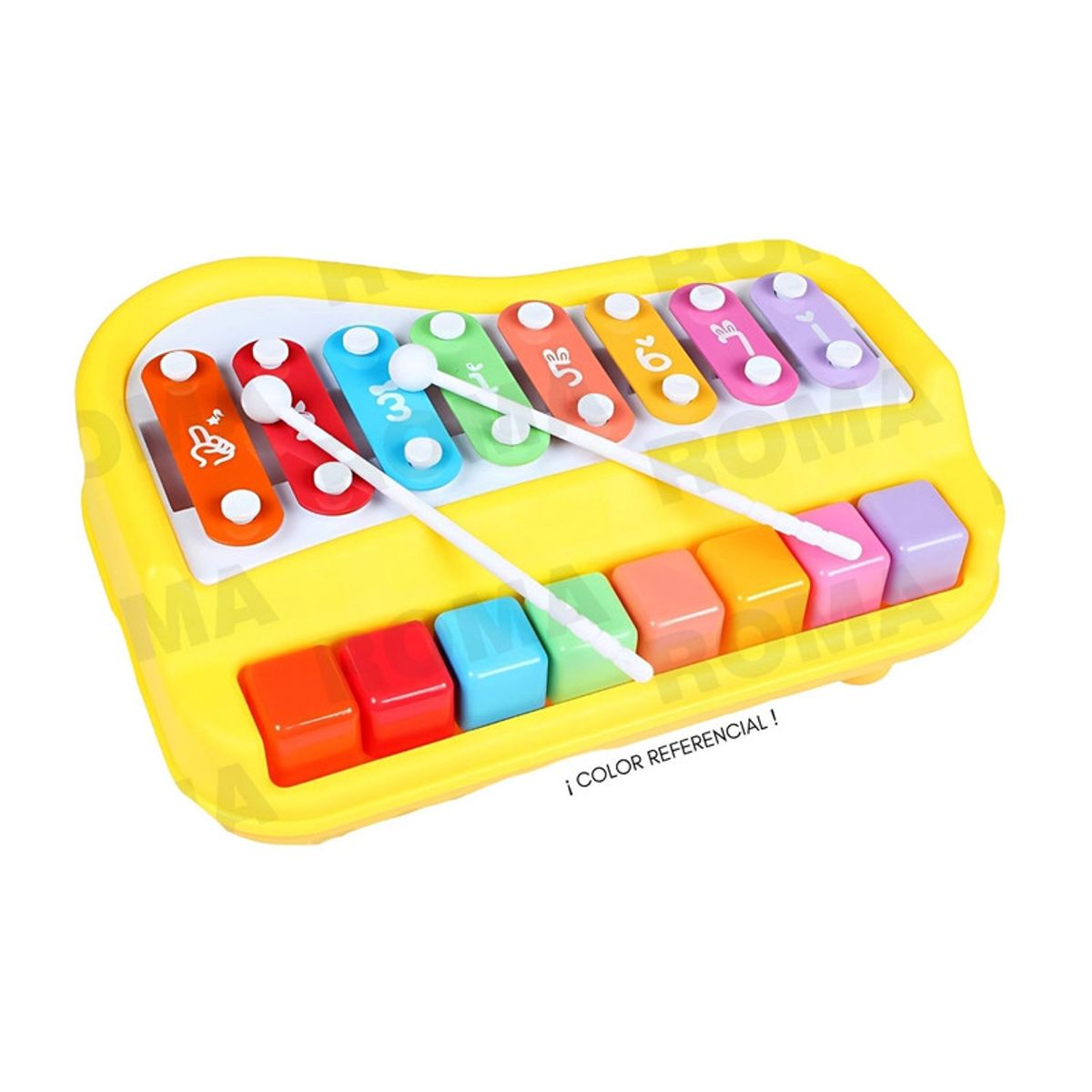 GENERICO - XILÓFONO CON NÚMEROS BAOLI - JUEGO DIDÁTICO