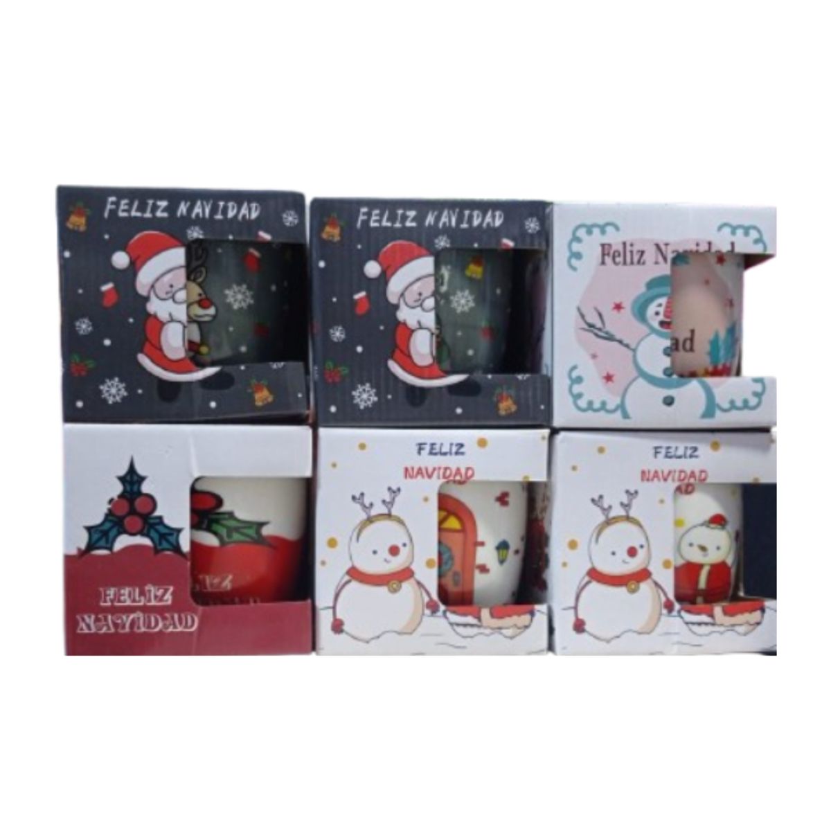 GENERICO - TAZA CON DISEÑO NAVIDEÑO