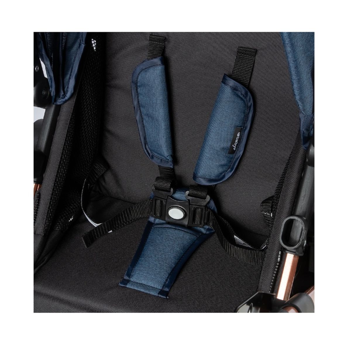 EBABY - Coche cuna moisés de lujo SAGIRA- EB 156 azul