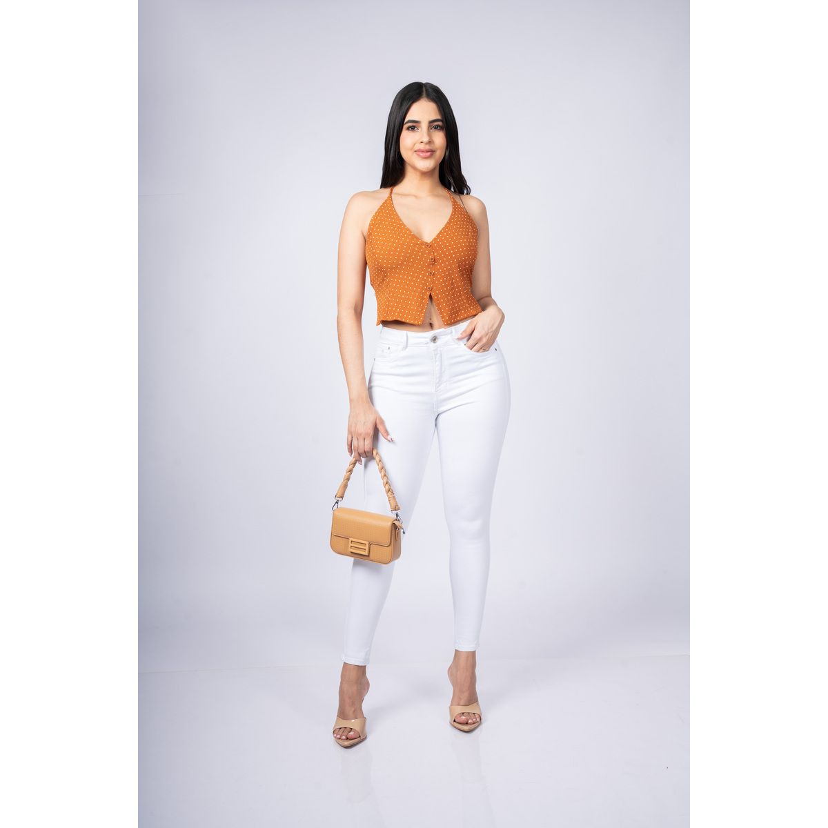 SASSARI - SKINNY BLANCA MARCA SASSARI