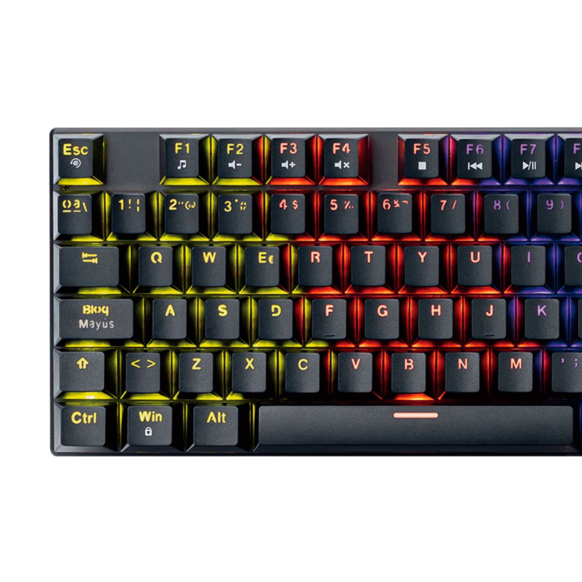 HALION - TECLADO MECANICO Y MOUSE GAMING 3600 DPI RAINBOW HALION HARRIER K201C