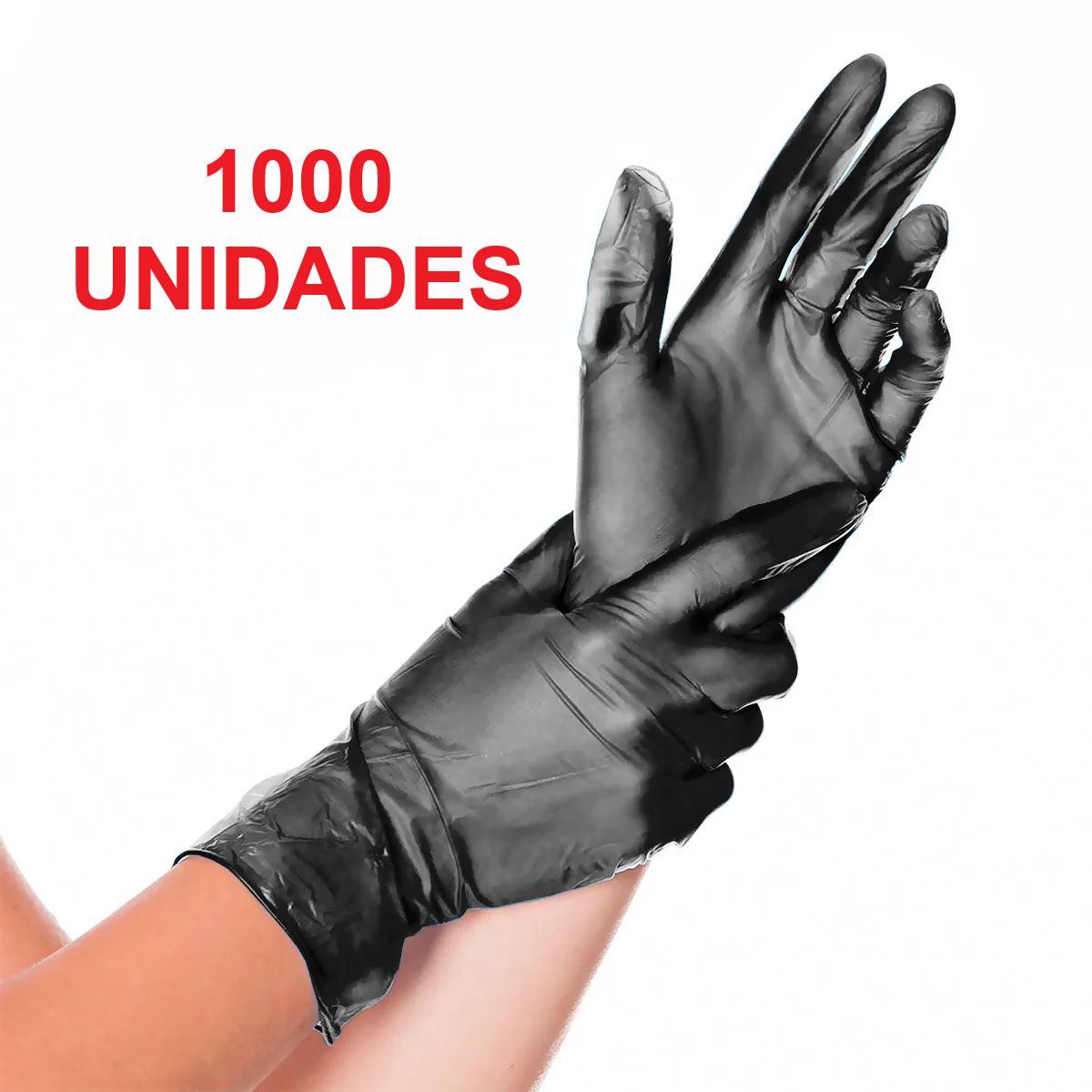 CAJON DE GUANTES DESCARTABLES TALLA MEDIANO NEGRO x 1000 unid., marca GENERICO - Foto Principal