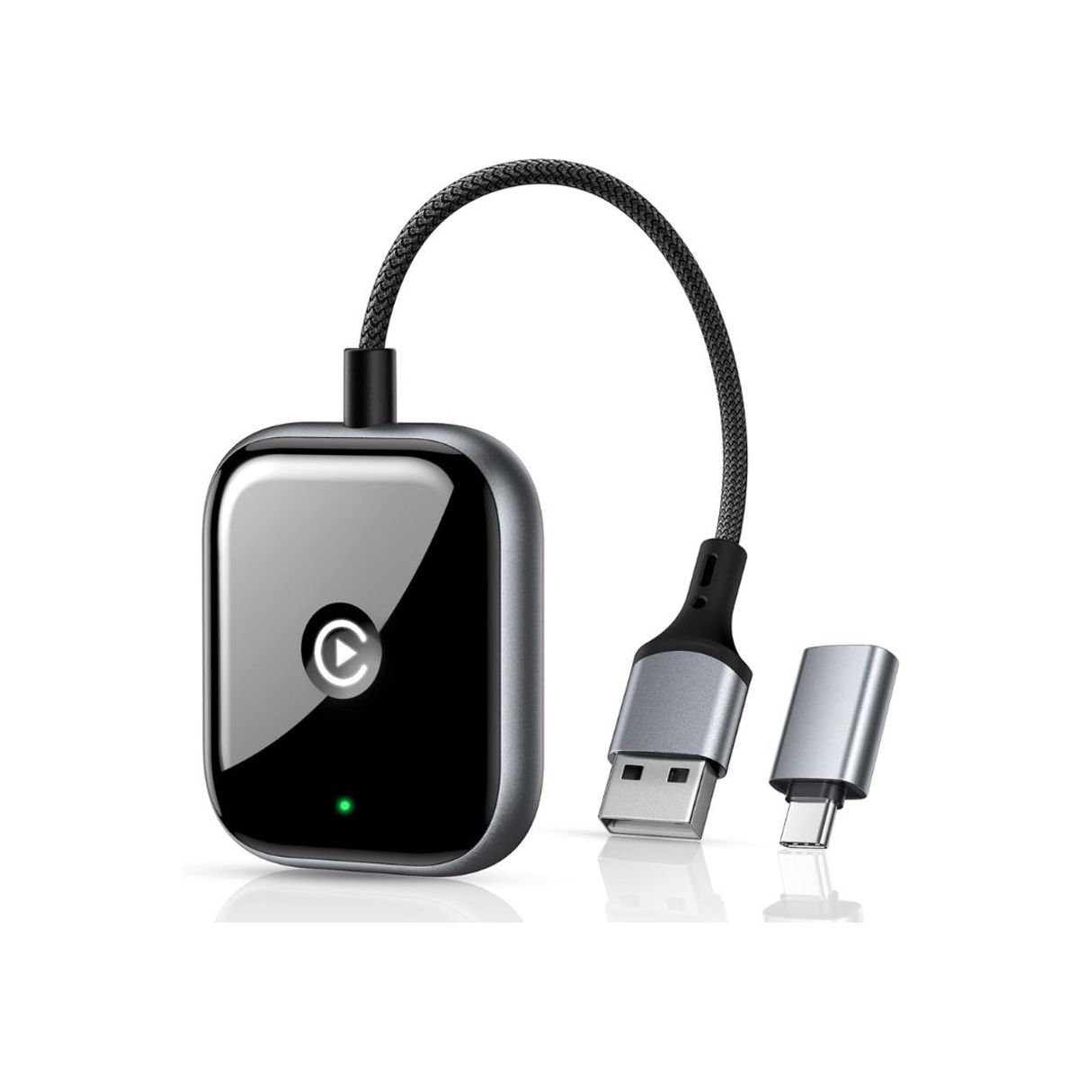 GENERICO - ADAPTADOR INALÁMBRICO ANDROID AUTO Y APPLE CARPLAY