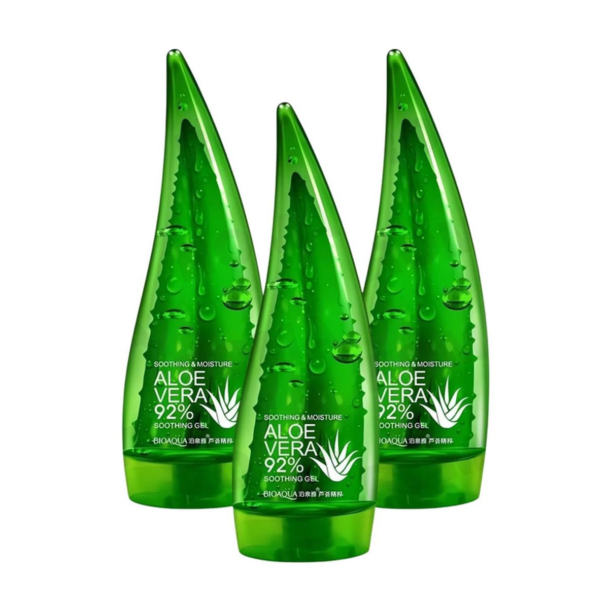 BIOAQUA - PACK 3 GEL FACIAL ALOE VERA 160G BIOAQUA