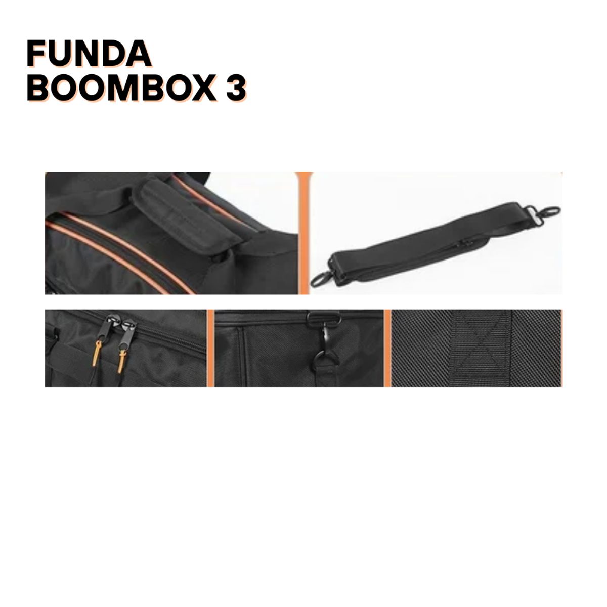 GENERICO - Maletín protector para los parlantes JBL Boombox 3 y 3 WIFI