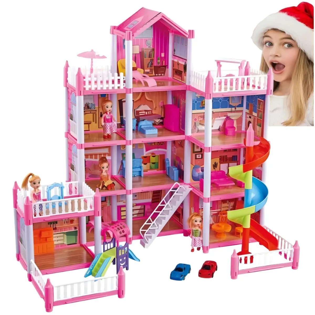 GENERICO - Castillo de ensueño led de 202 pcs montaje de villa Niñas