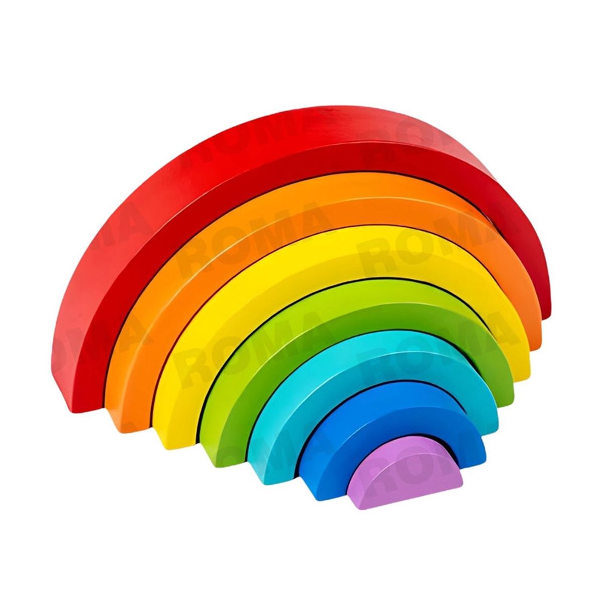 GENERICO - JUEGO APILABLE ARCOIRIS JUEGO DIDÁCTICO