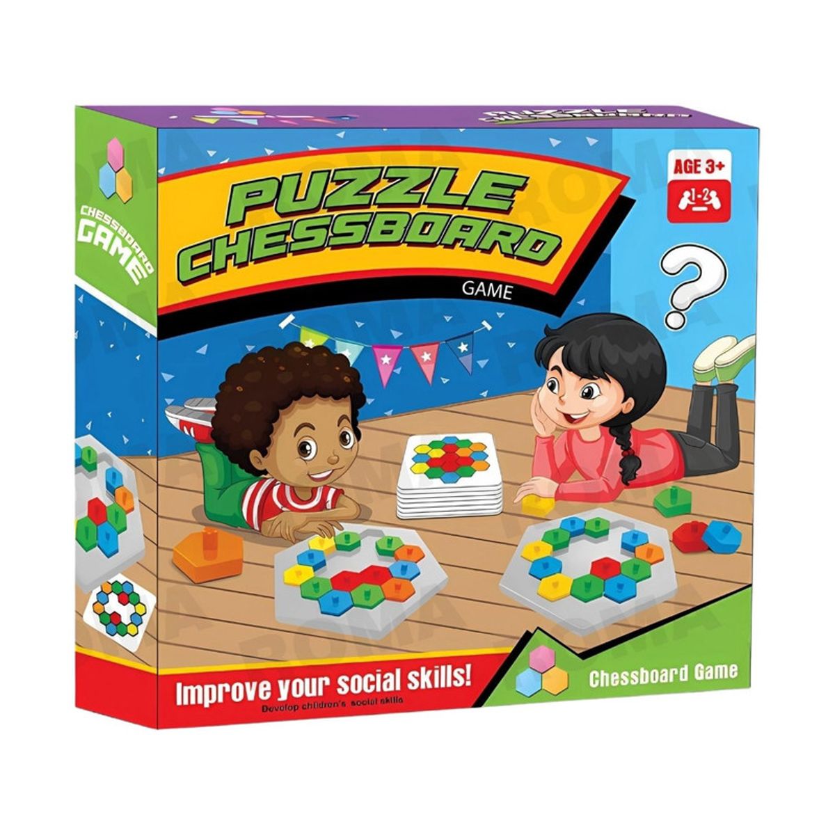 GENERICO - JUEGO DIDÁCTICO TABLERO HEXAGONAL