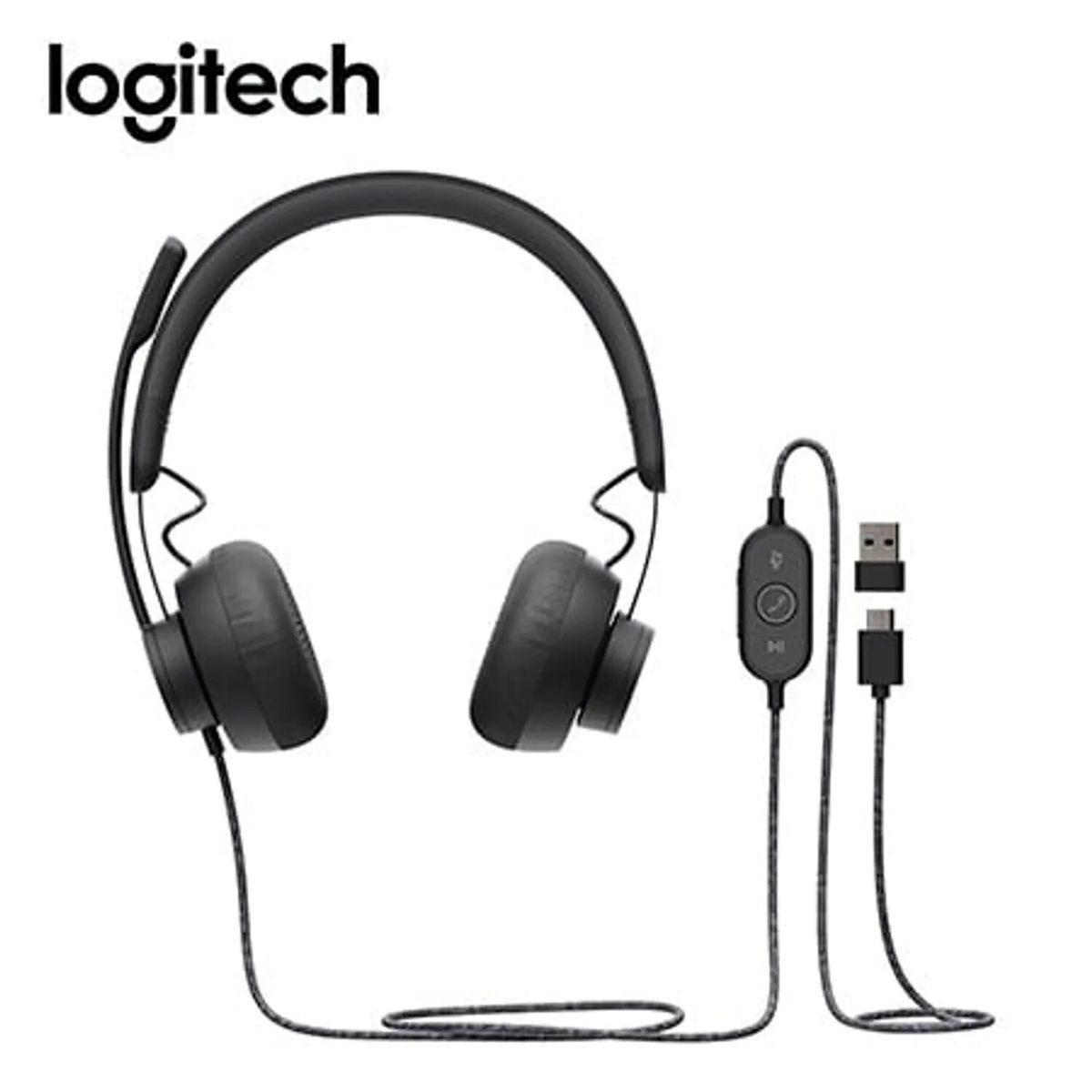 LOGITECH - AUDIFONO CMICROF LOGITECH B2B ZONE WIRED USBUSB-C TEAMS BLACK