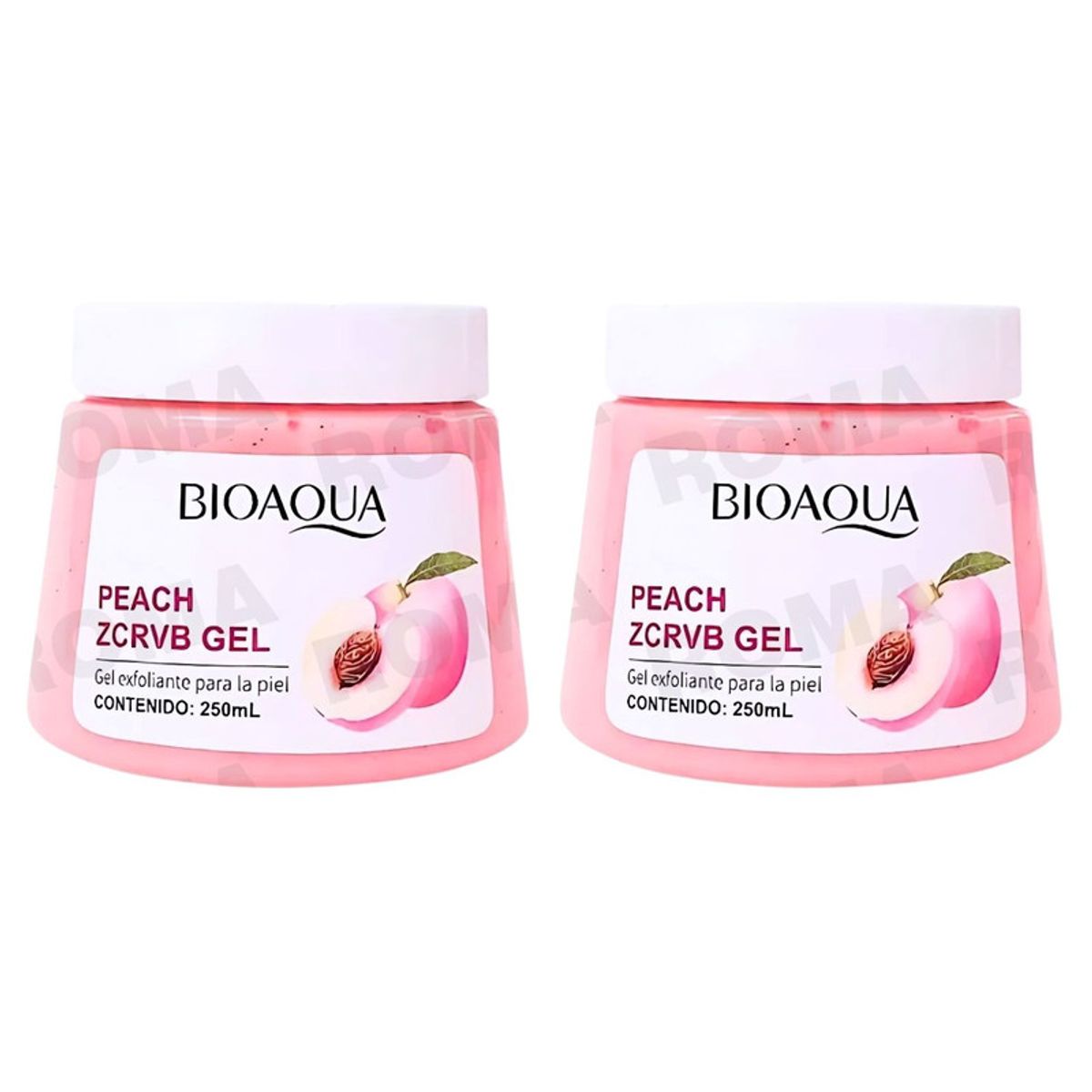 BIOAQUA - PACK 2 EXFOLIANTE EN GEL DE DURAZNO 250ML BIOAQUA