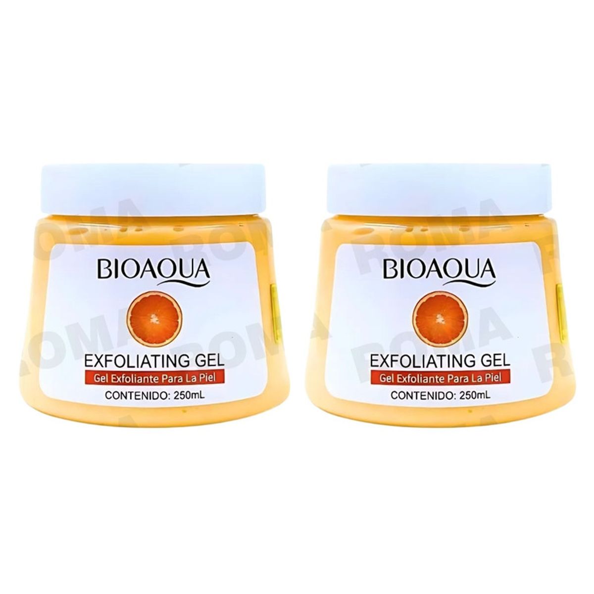 BIOAQUA - PACK 2 EXFOLIANTE EN GEL DE NARANJA 250ML BIOAQUA
