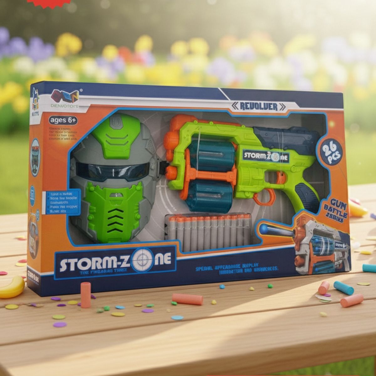 GENERICO - Juguete de Pistola Lanzadardos Verde