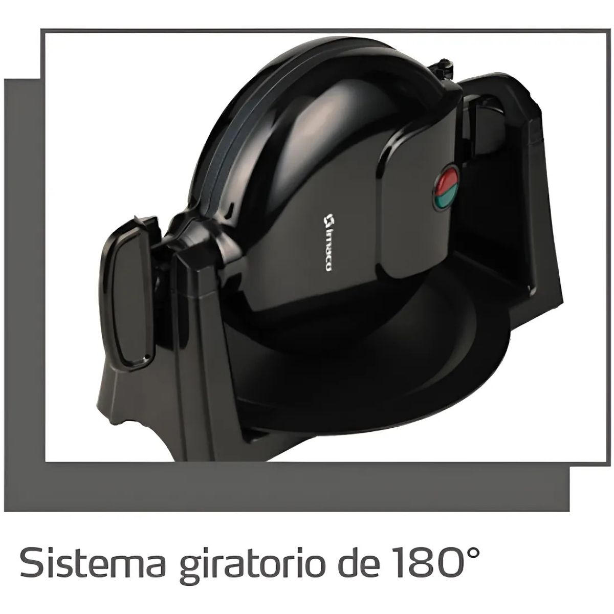 IMACO - Waflera Electrica De 4 Porciones Imaco Twister 800 W