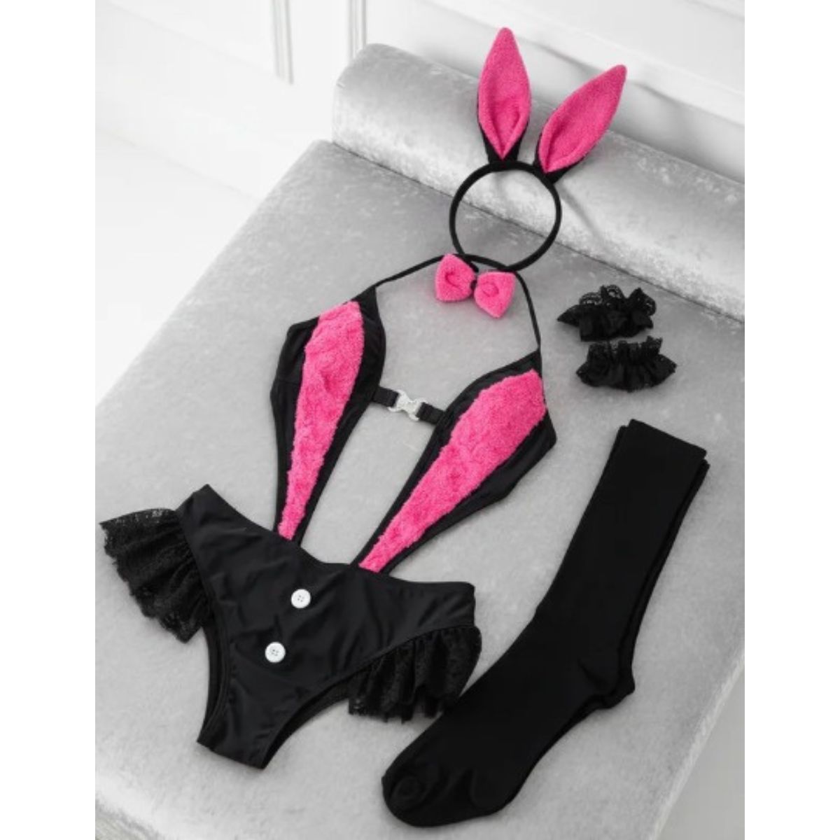 GENERICO - LENCERIA SEXY DISFRAZ CONEJITA  TALLA S-M-L