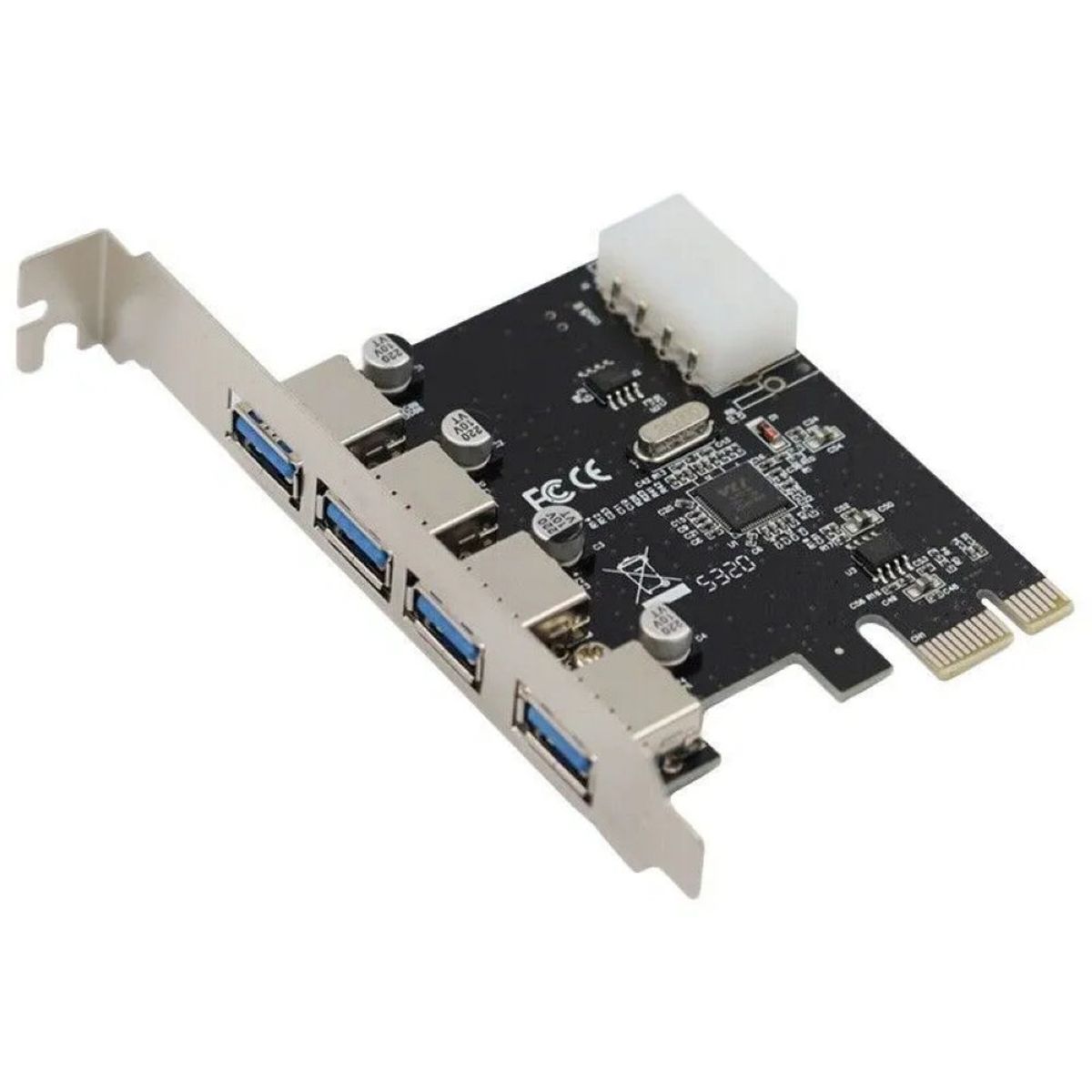 ENCORE ELECTRONICS - Tarjeta PCI Puerto USB 3.0 Encore EN-PCIE-4U1