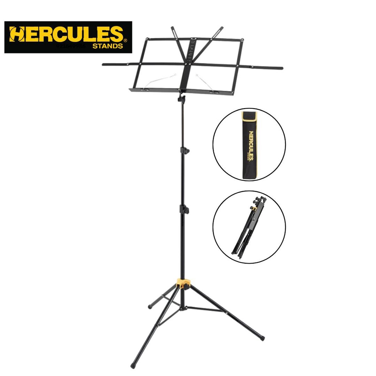 HERCULES - Atril de Partitura Soporte Parante Pedestal Regulable Hercules BS50B ORIGINAL