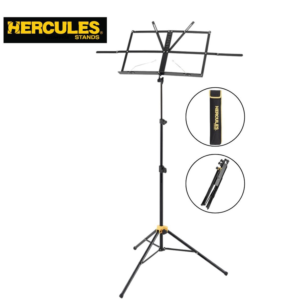 HERCULES - Atril de Partitura Soporte Parante Pedestal Regulable Hercules BS50B ORIGINAL