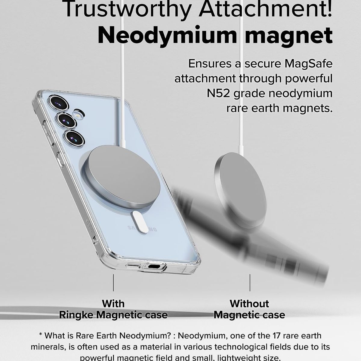 RINGKE - Case Galaxy S24 FE Ringke Fusion Transparente Magsafe