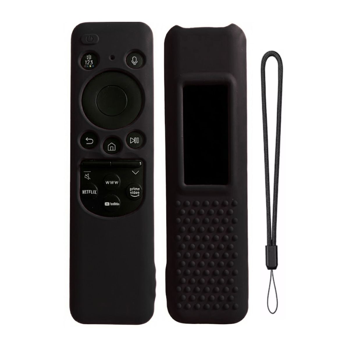 CASE - Funda protector para Control Samsung solar 2025 Negro