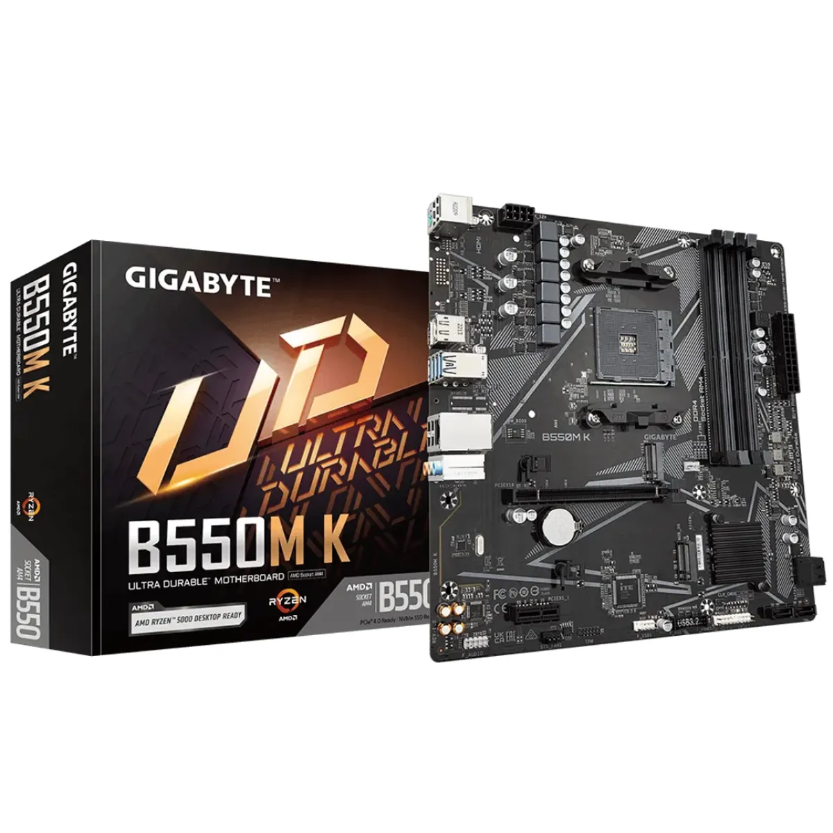 GIGABYTE - PLACA MADRE GIGABYTE B550 K  AMD AM4 DDR4 X4