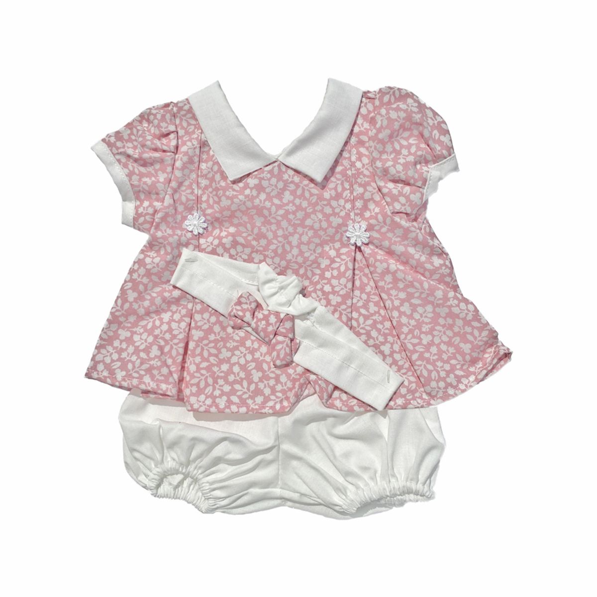 ANTONIO JUAN - Ropa Antonio Juan Para Muñecas Reborn 42 cm - Blusa Rosa Flores