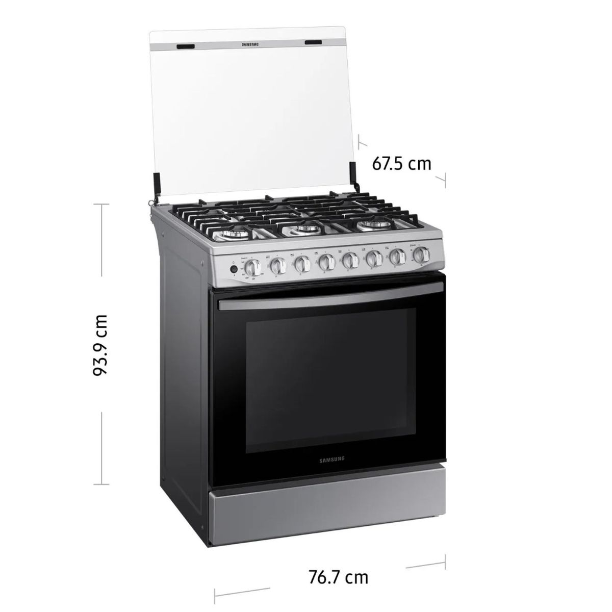 SAMSUNG - Cocina Samsung  6 hornillas con Plancha NX52T5311PSPE