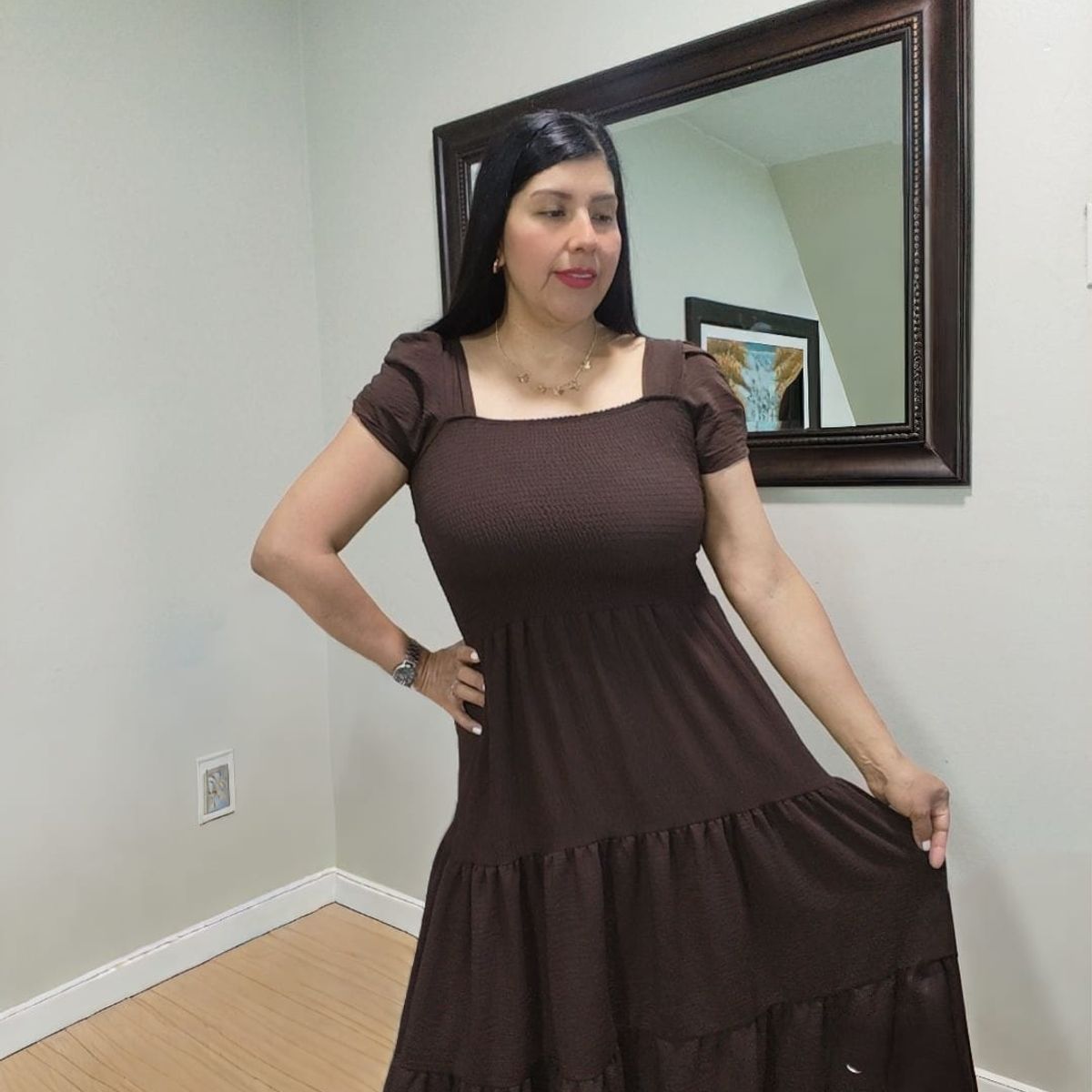 GENERICO - Vestido Largo Casual Mujer