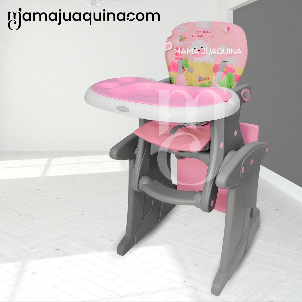 BABY - Silla de Comer Escritorio «MAGIC DESK» Edición Limitada Pink