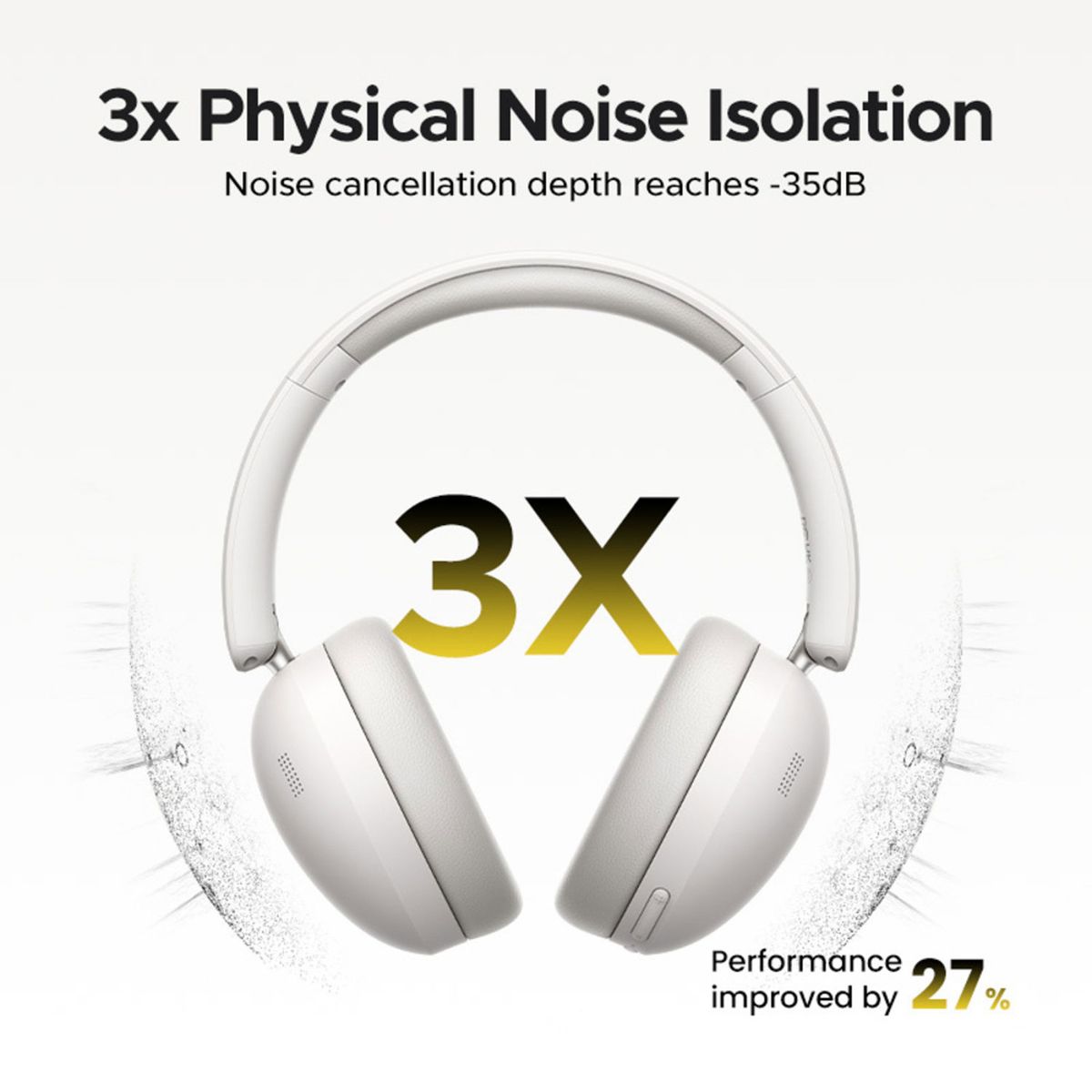 UGREEN - Audifonos Ugreen Studio Max2 Wireless Bluetooth Light Gray HP205 45017